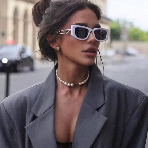 Prada | Accessories | New Pradapr4ys 1425s Talc Dark Grey  display picture 2